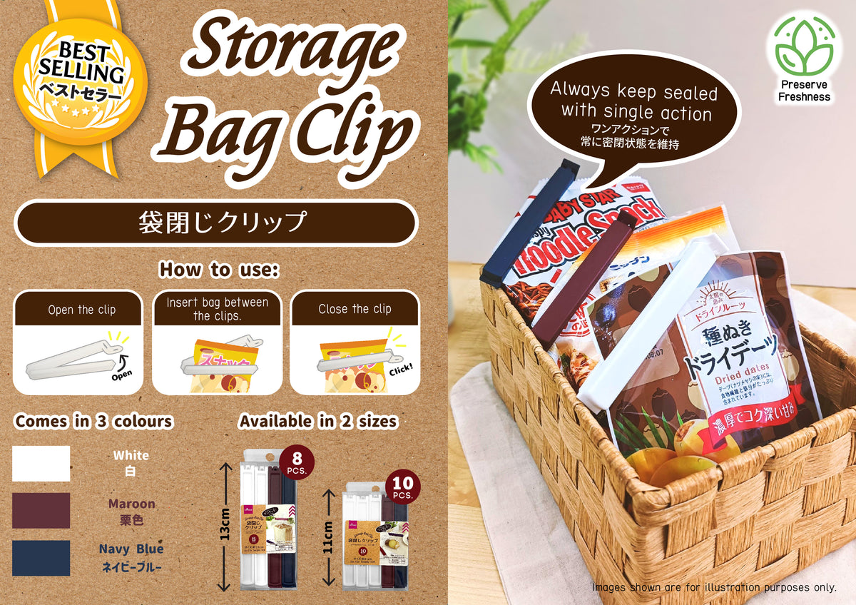 Storage Bag Clip DAISO SINGAPORE
