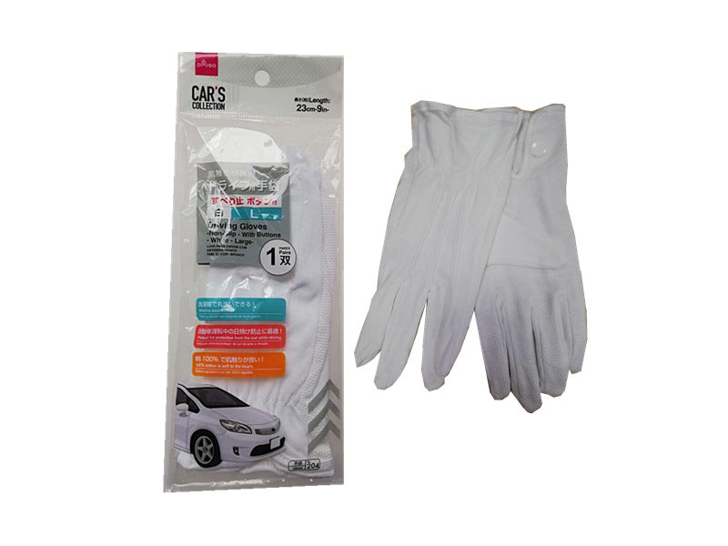Driving Gloves with Non Slip Buttons