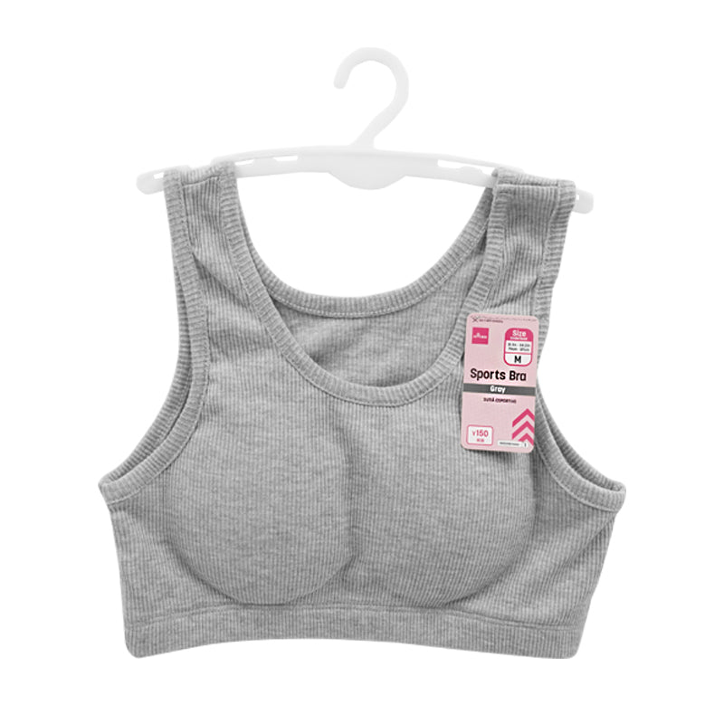 Sport Bra M Gray DAISO SINGAPORE