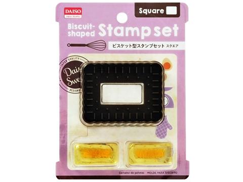 Biscuit Shaped Stamp Set Square