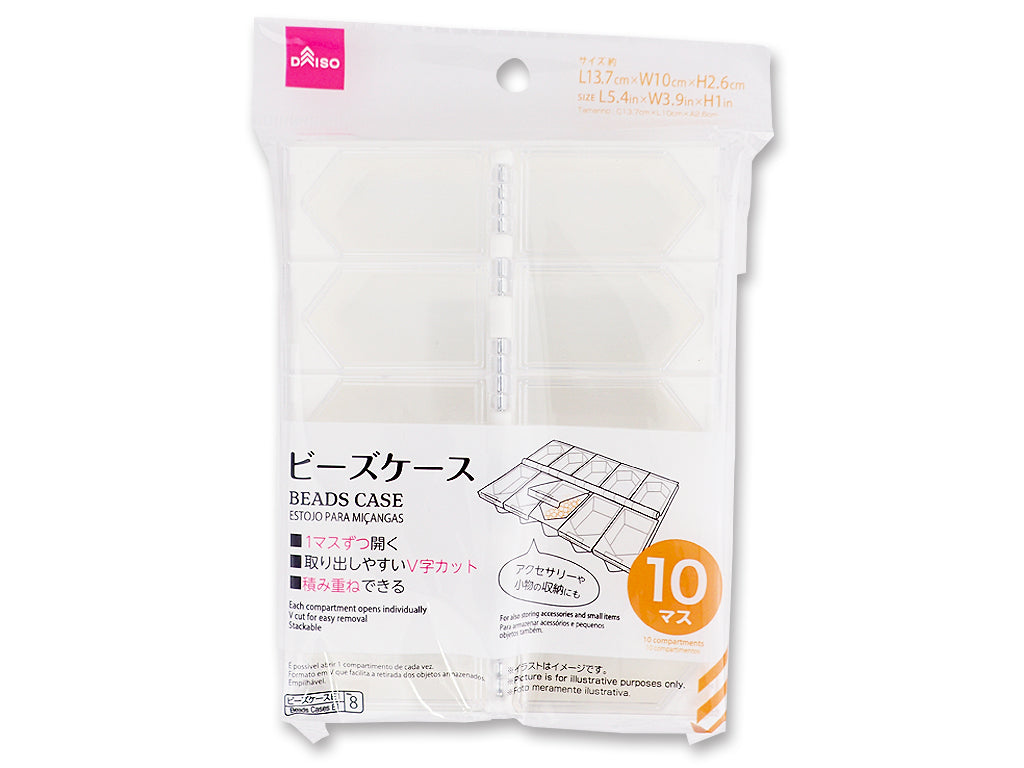 Beads Case 10 Compartments