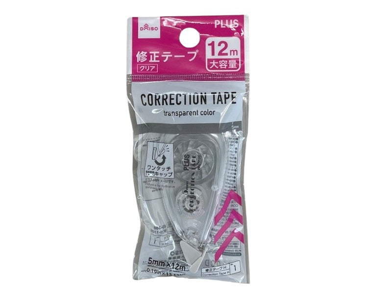 Correction Tape Disposable Transparent Color