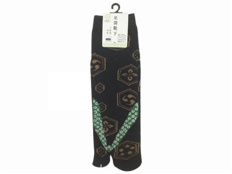 Tabi Socks for Men No Show Geta Style Family Crests