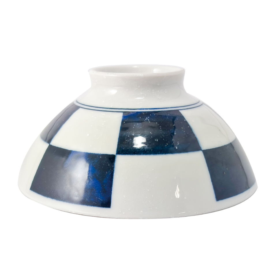 Mino Ware Tea Bowls Ichimatsu Pattern Oohira Pattern