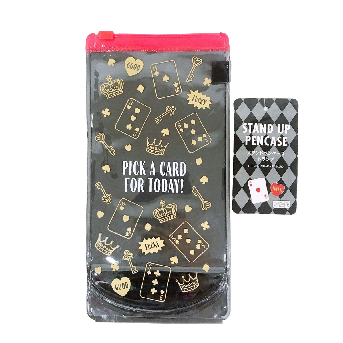 Standup pencase(BND Playing cards) DAISO SINGAPORE