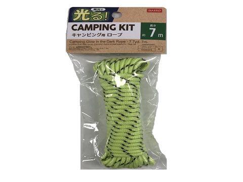 Camping Glow in The Dark Rope 7m