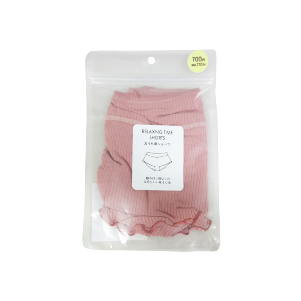 Home Shorts Ribbed Pink