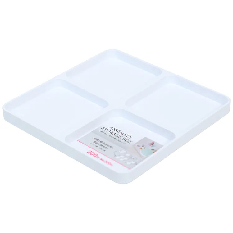 Desktop Storage Case Assemble Type Base Four Blocks