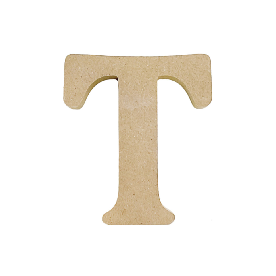 MDF Alphabet T