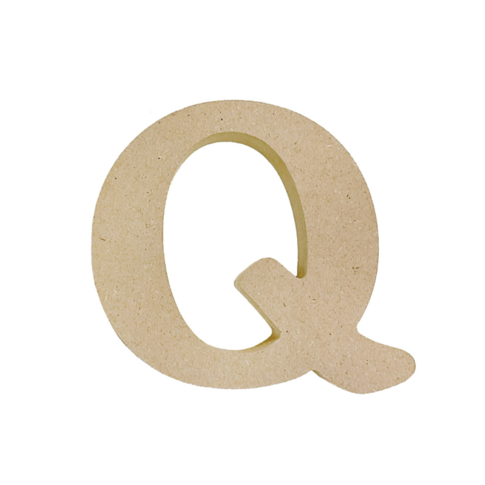 MDF Alphabet Q