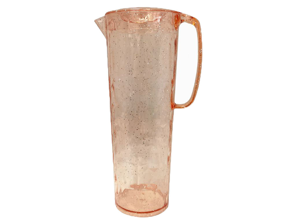 Water Bottle with Glitter Light Pink