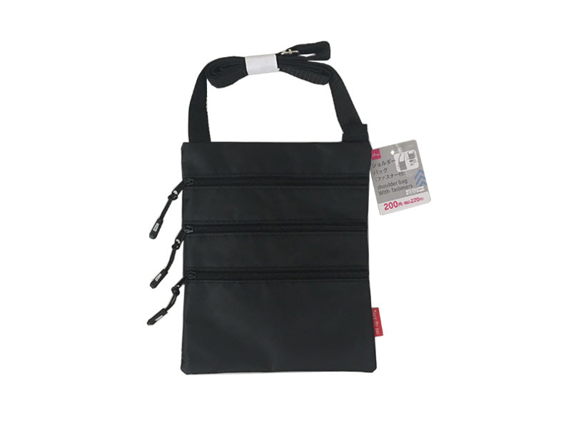Shoulder Bag with Fasteners