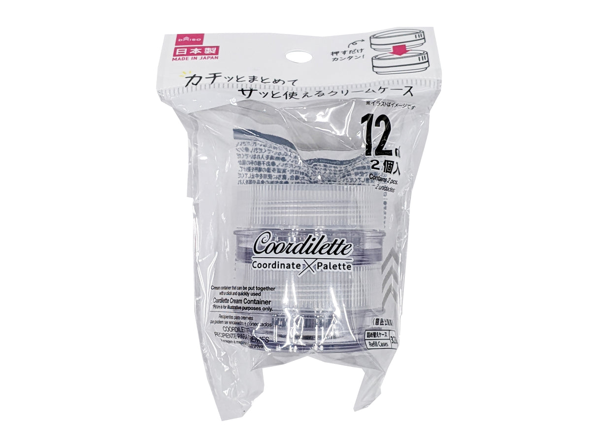 Coordilette Cream Container 12ml Clear