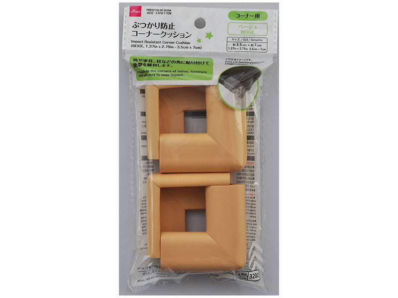 Impact Resistant Corner Cushion Beige 3.5cm x 7cm