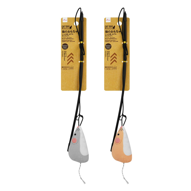 Cat Toys Play Stick Mouse with Silvervine