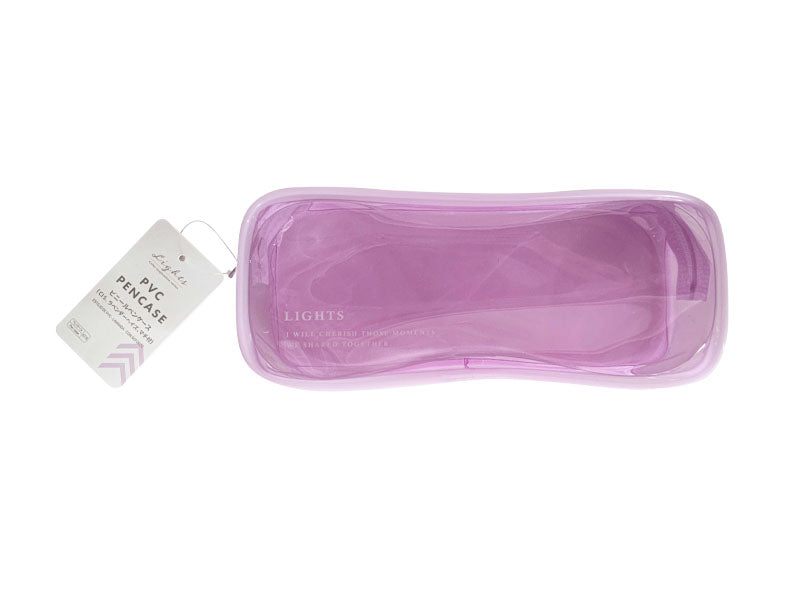 PVC Pencase Lavender Haze with Gusset