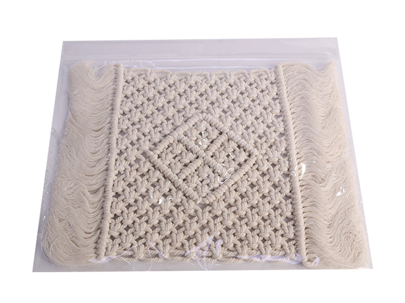 Rope Woven Mat Grid Shape