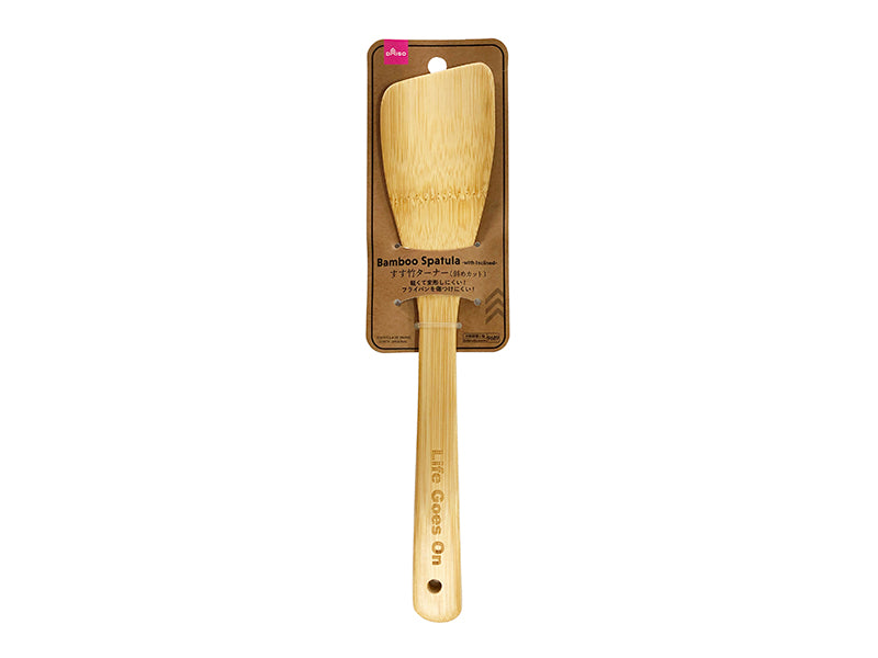 Bamboo Spatula with Inclined