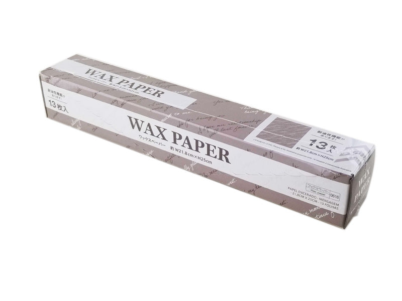 Wax Paper Message 8.58in x 9.84in