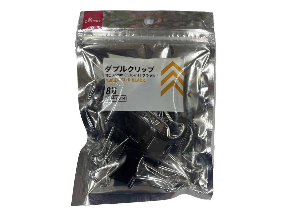 Binder Clip Black Clip 32mm