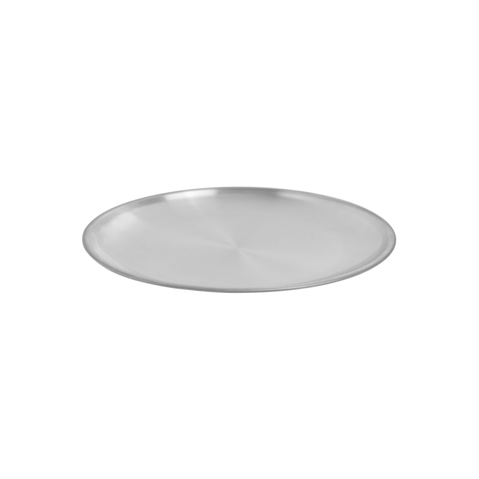 Interior Rounded Tray Silver Color 17cm x 17cm x 1.1cm