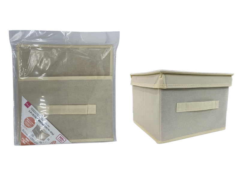 Stackable Non-Woven Storage Box Beige