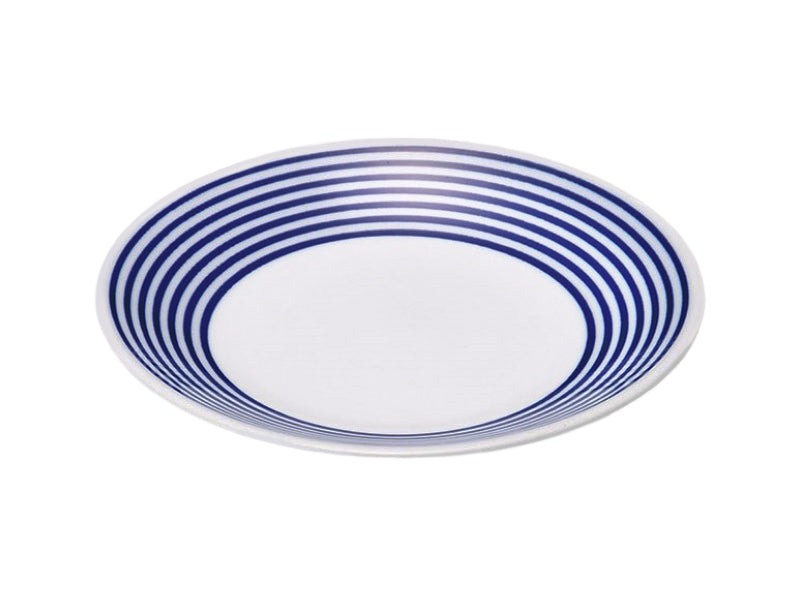 Plate Circle Blue 14cm