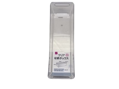 Clear Storage Box 38cm x 12.7cm x 9.5cm