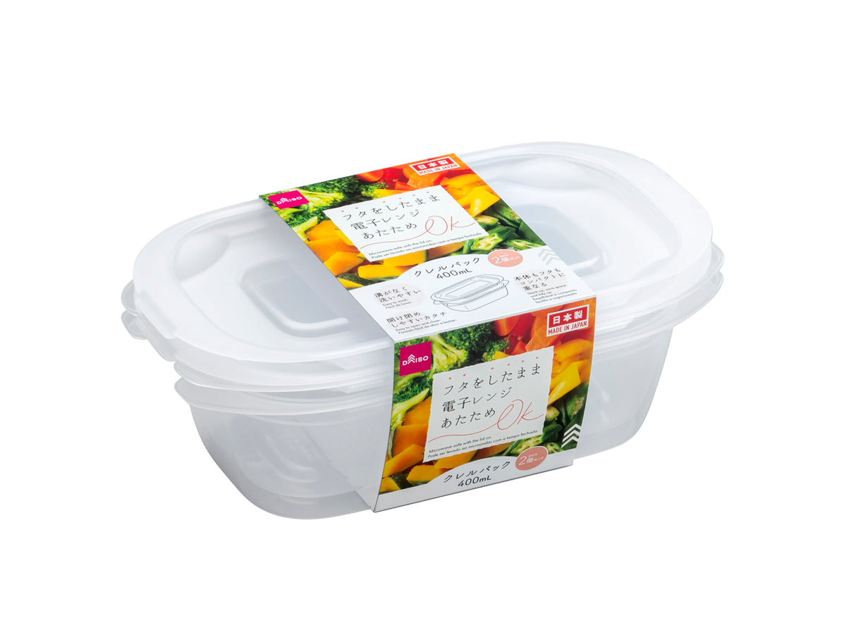 Food Storage Container Clear 400ml