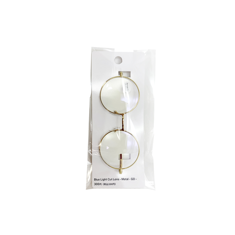 Blue Light Blocking Glasses Metal Gold