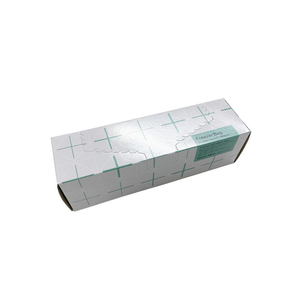 Double Zip Freezer Bag Cross 40 Pieces 19cm x 19cm
