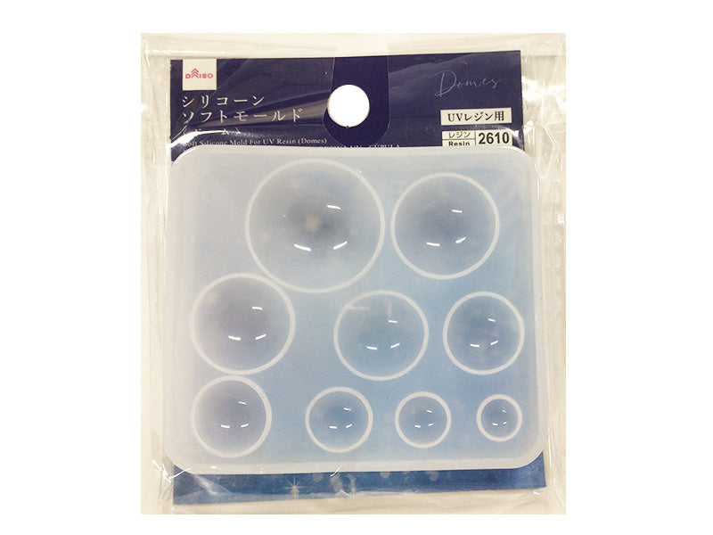 Soft Silicone Mold for UV Resin Domes