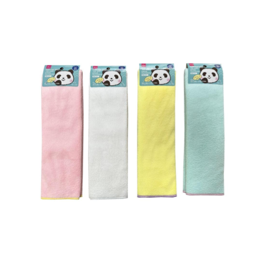 Fluffy Face Towel Plain Colored