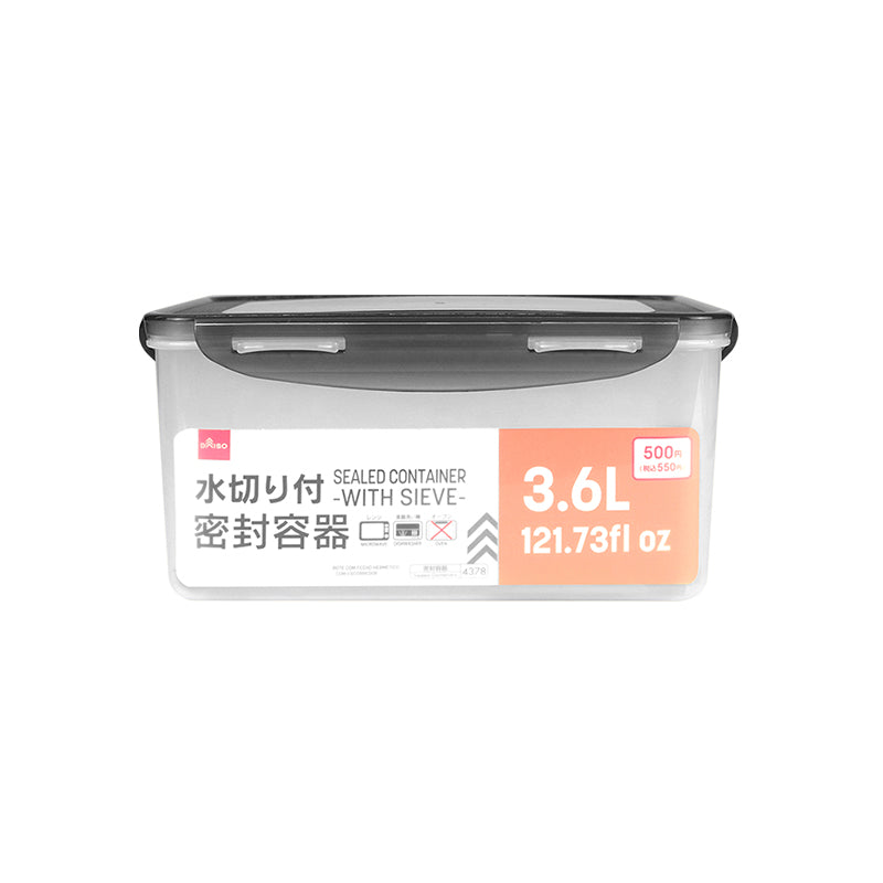 Sealed Container 3.6L with Sieve
