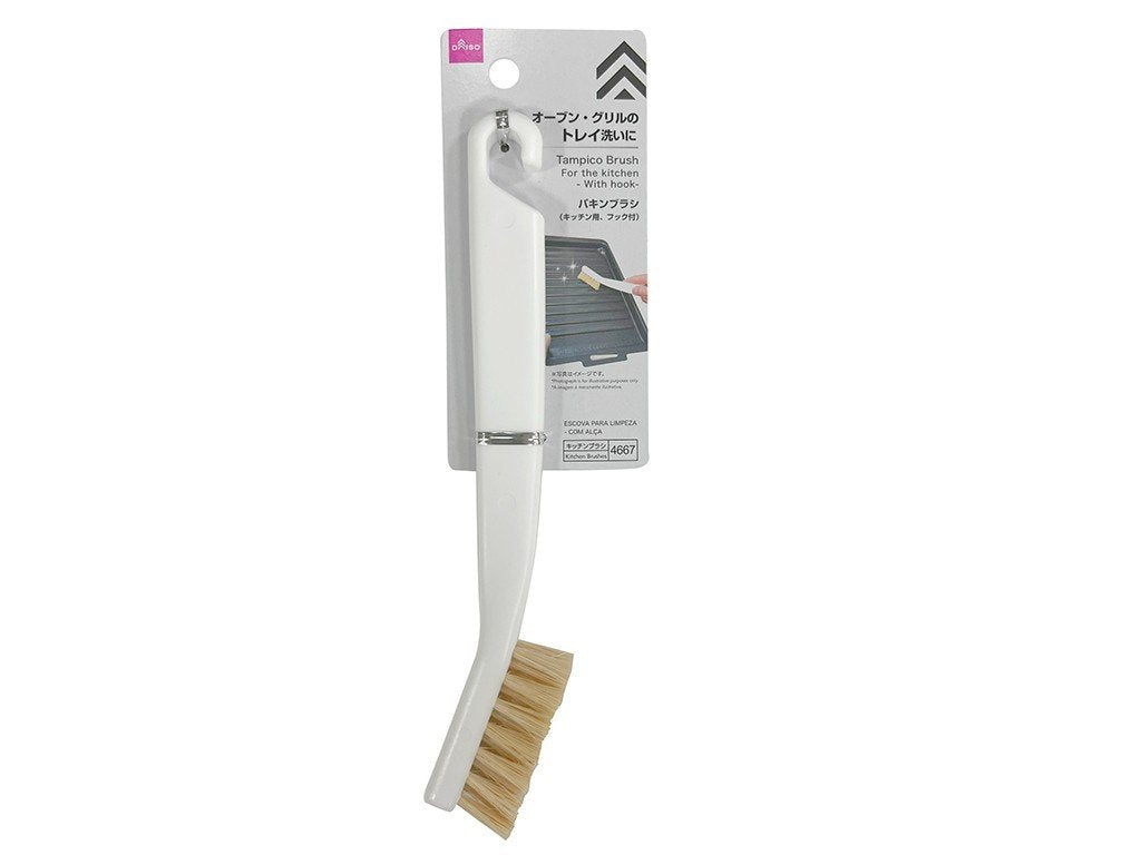 Tampico Brush with Hook for the Kitchen