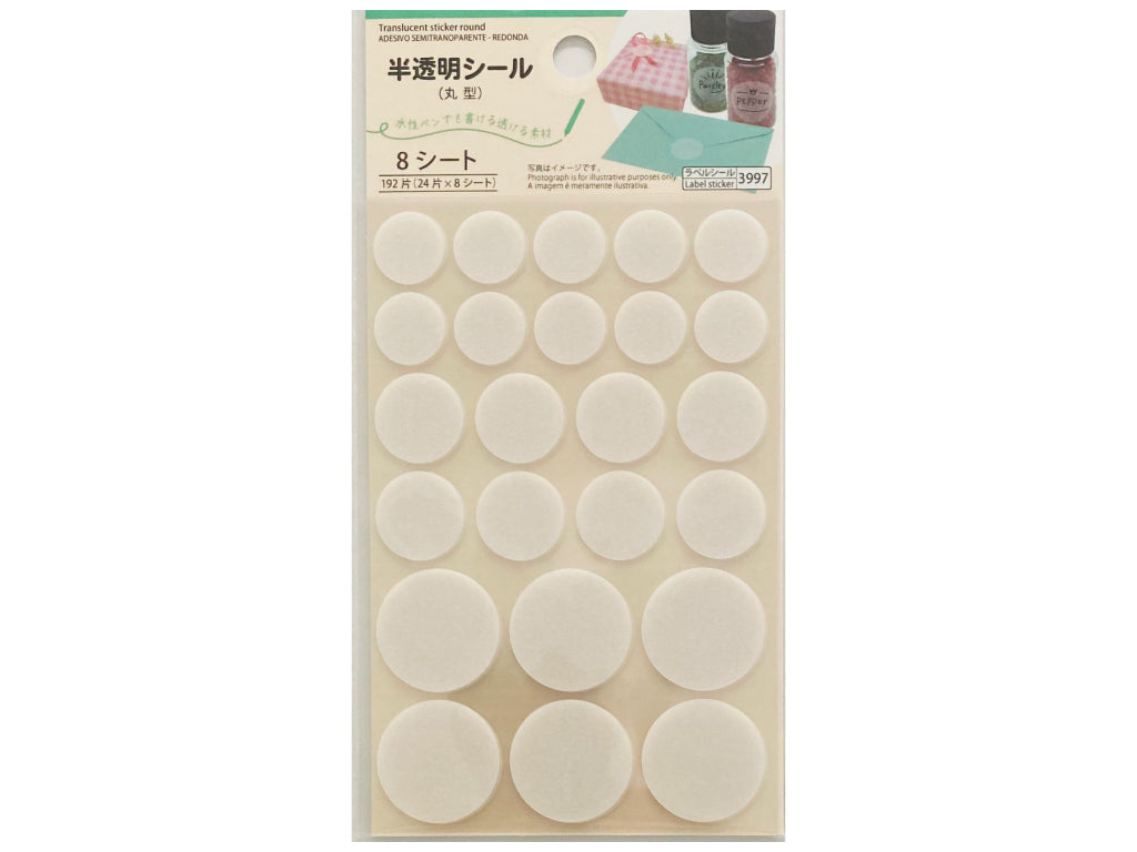 Translucent Sticker Round