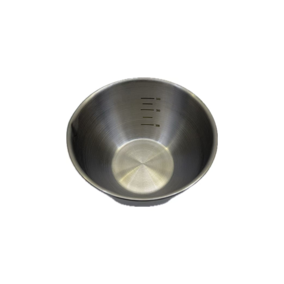 Stainless Steel Partition Bowl with Scale 500ml