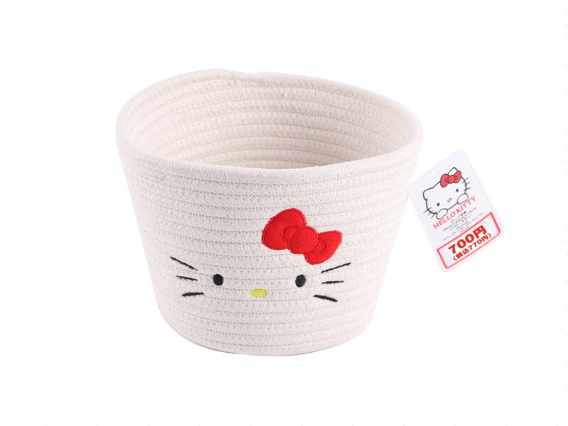 Rope Storage 26cm x 26cm x 23cm Hello Kitty