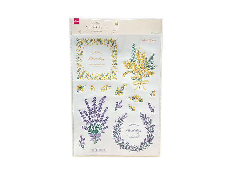 Wall Stickers Spring Flower Mimosa & Lavender