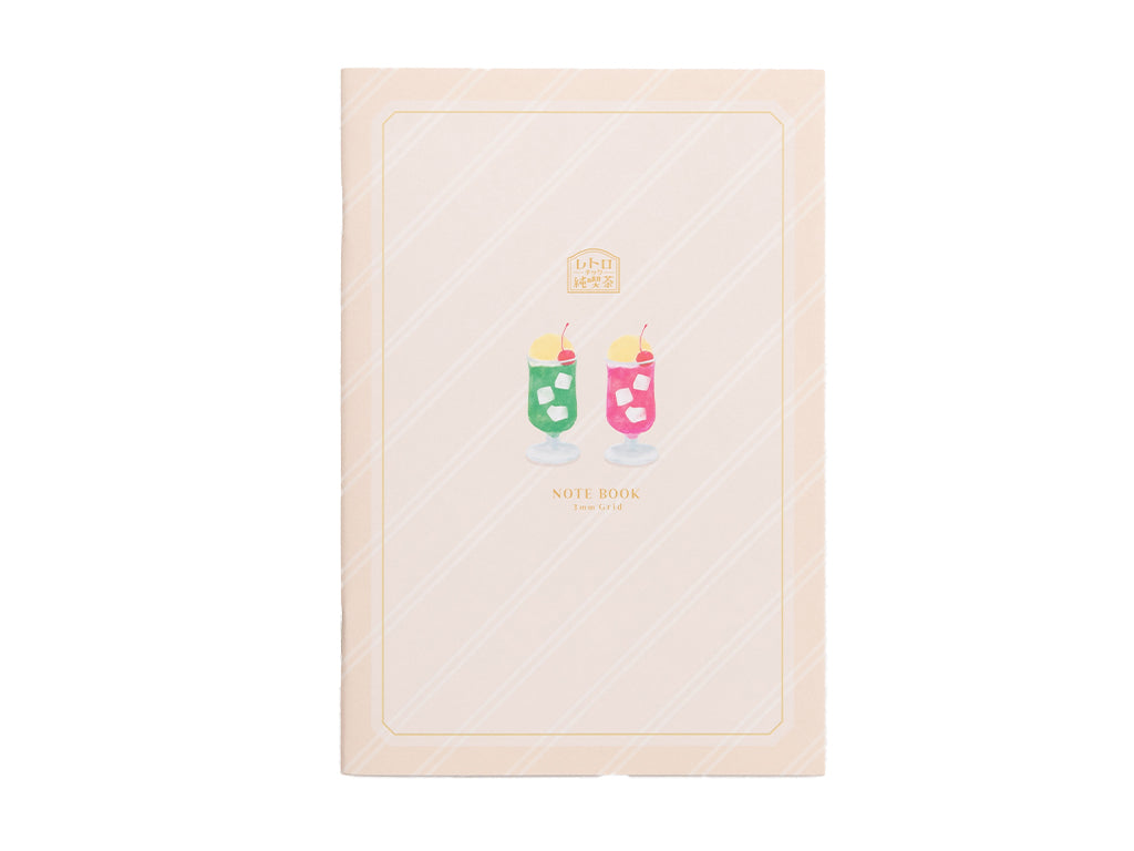 Notebook B6 Grid 3mm Cream Soda