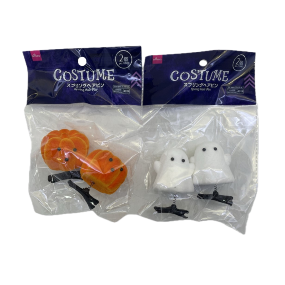 Halloween Spring Hair Pin 2 Pieces