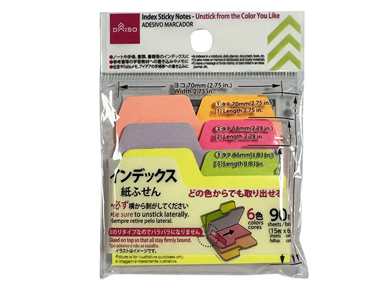 Index Sticky Notes Unstick from the Color You Like