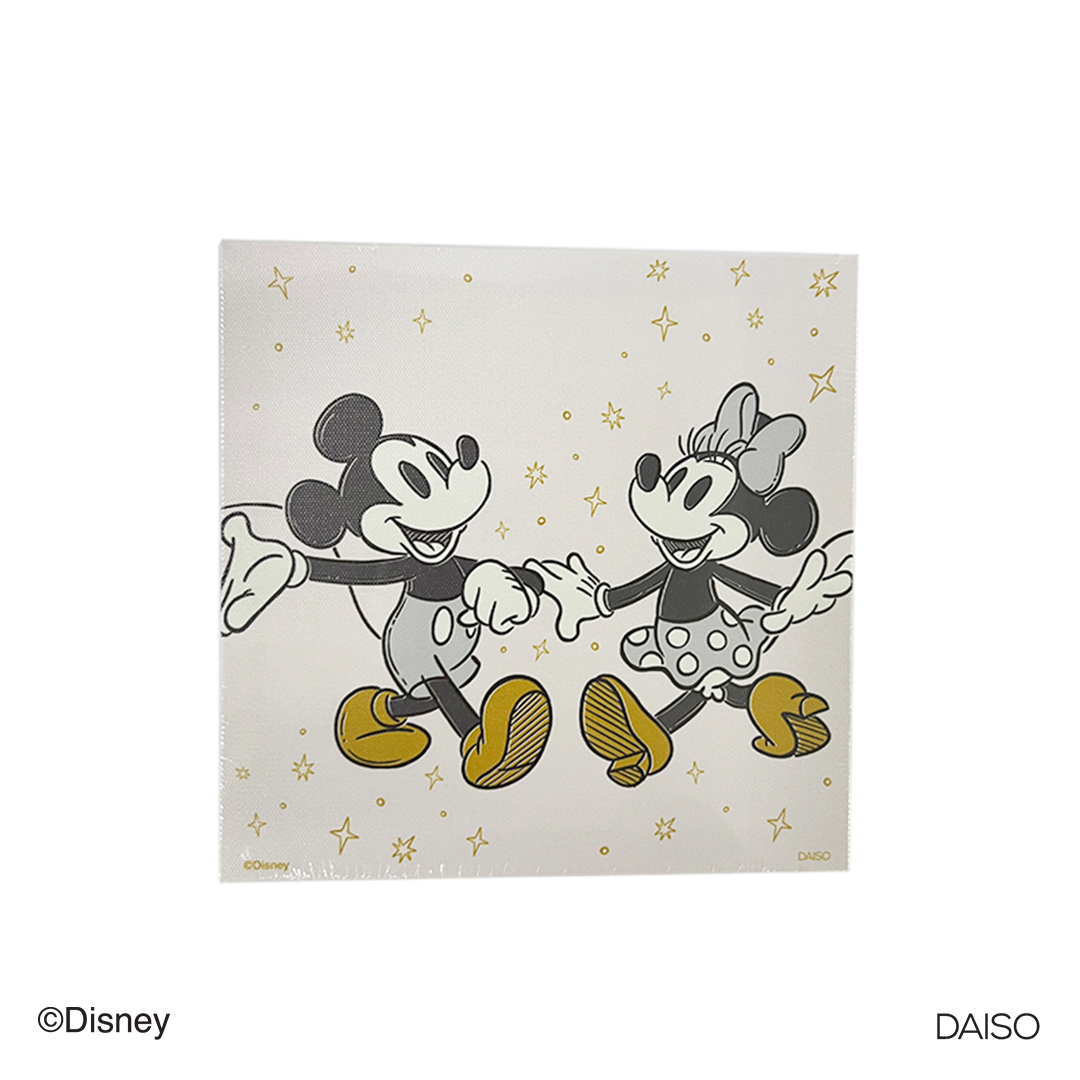 Art Panel 20cm x 20cm Mickey and Minnie