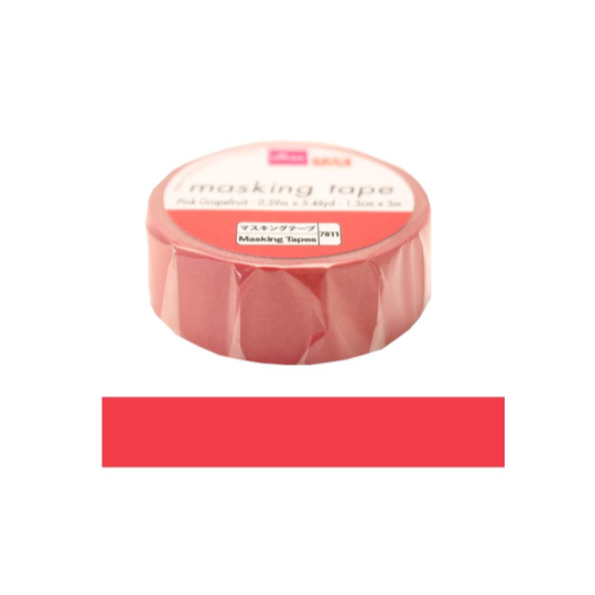 Masking Tape Pink Grapefruit 1.5cm x 5m