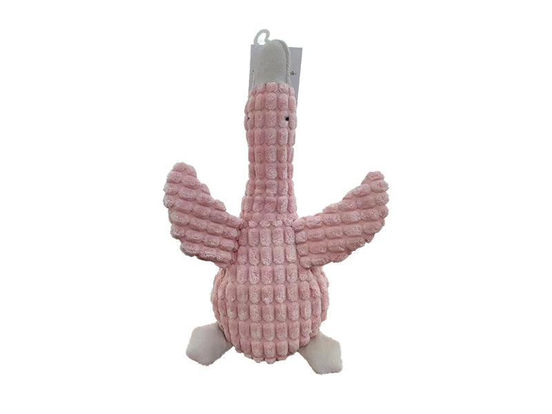 Dog Toy Duck Light Pink