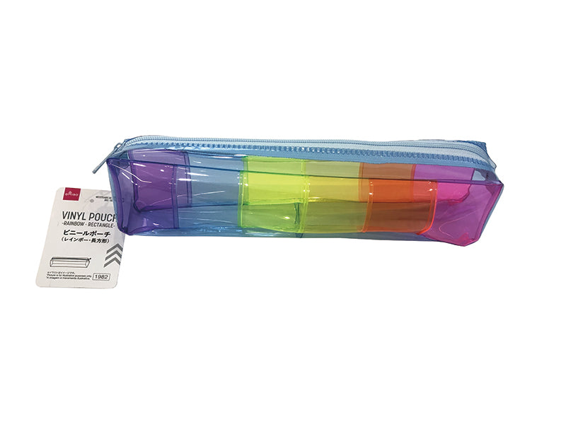 Rainbow Vinyl Pouch Rectangle