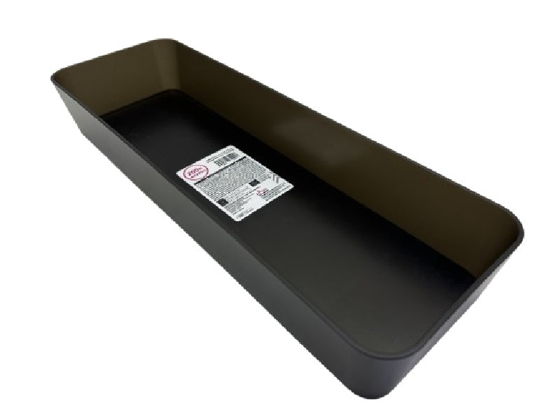 Storage Box Tray Clear Black