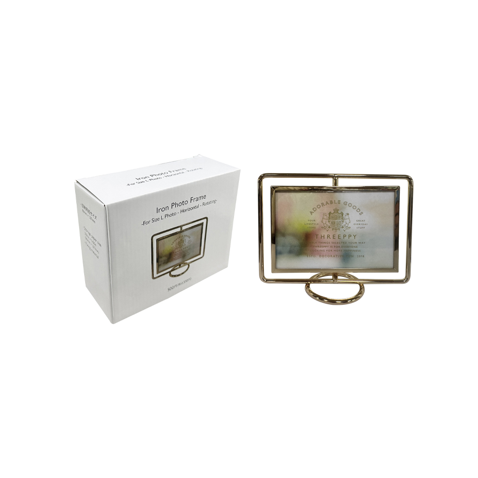 Iron Photo Frame for Size L Photo Horizontal Rotating