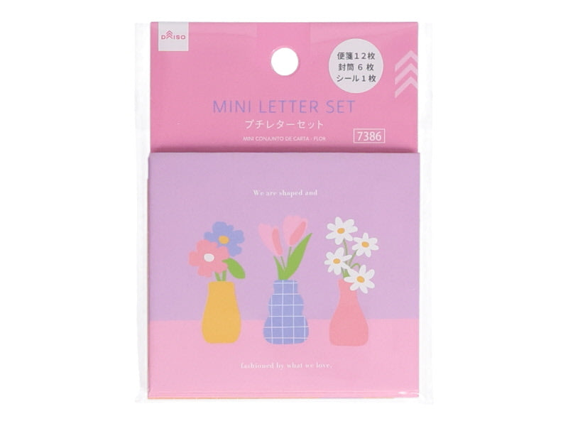 Mini Letter Set Flower