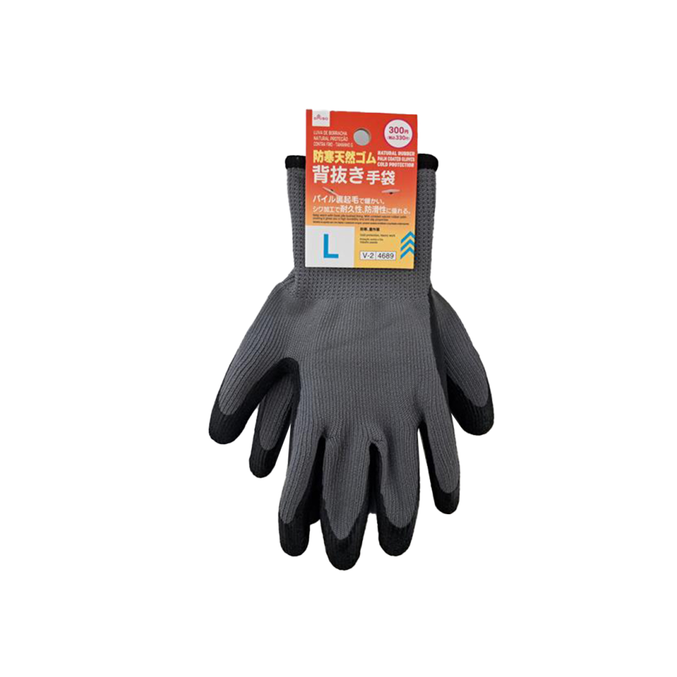 Natural Rubber Palm Coated Gloves Cold Protection L Size